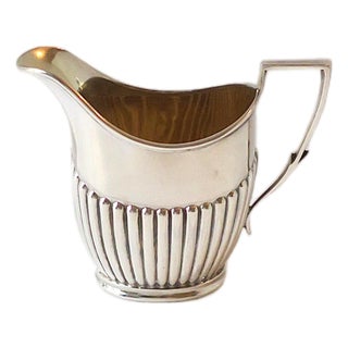 Sterling Silver Coffee Creamer Pitcher Edwardian Neoclassical English, Early-20th C For Sale