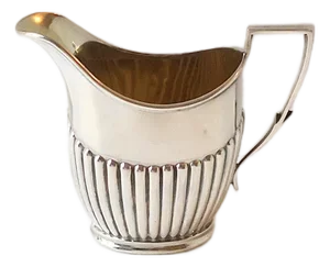 Sterling Silver Coffee Creamer Pitcher Edwardian Neoclassical English, Early-20th C