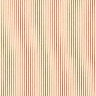 Schumacher Wellfleet Ticking Stripe Fabric in Regatta Red For Sale