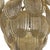 Art Deco Pendant Lamp in Gold Murano Glass For Sale - Image 5 of 6