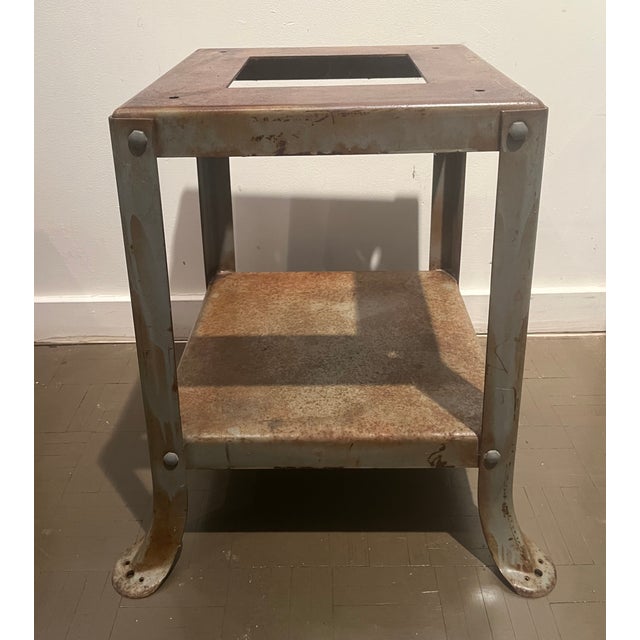 If you love industrial design, consider this vintage pedestal table base. Looks like it originated from a factory (even...