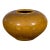Chinese Vintage Porcelain Low Squat Planter with Yellow Mustard Glaze For Sale
