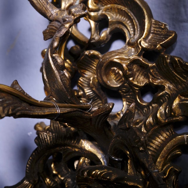 Vintage Bronze 4-Light Wall Sconces, Set of 2 For Sale - Image 17 of 18