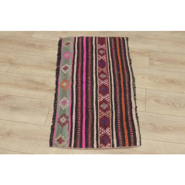Size: 3.1 x 1.6 ft ( 96 x 50 cm) 38 x 19 inches Color: Organic Natural Dye (Black,Gray,Blue,Cream) Material: 100% Hand...