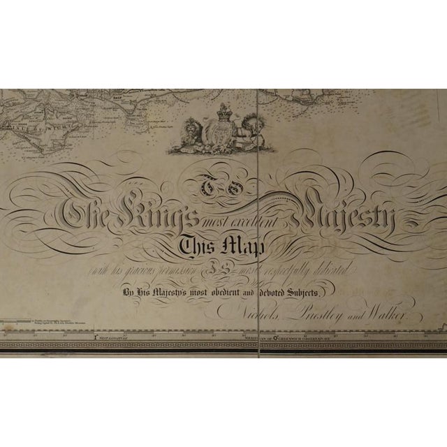 Large Inland Navigation Map of Canals and Railroads, 1830 For Sale - Image 6 of 18