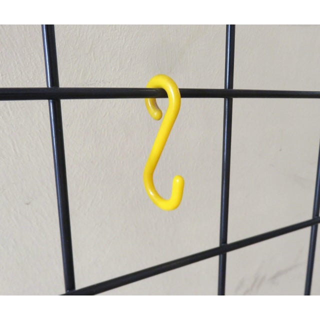 Black String Coat Rack by Karl Fichtel for Drahtwerke Erlau, 1950s For Sale - Image 15 of 18