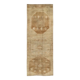 Galerie Shabab Collection Mid-20th Century Turkish Anatolian Wide Gallery Runner For Sale