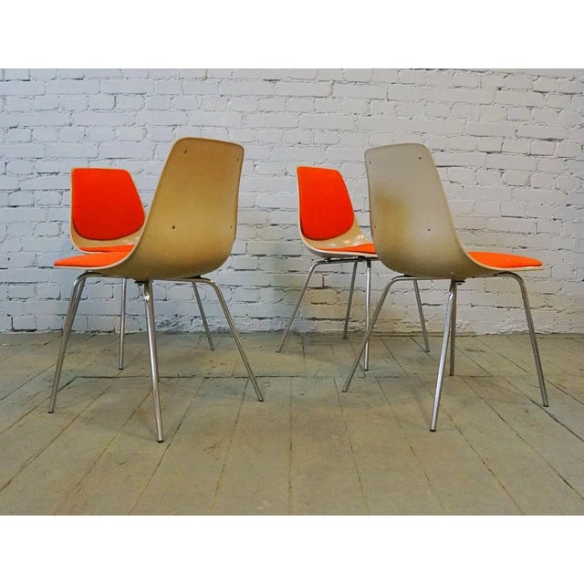 Mid-Century Model 225/2 Dining Chairs by Georg Leowald for Wilkhahn, Set of 4 For Sale - Image 9 of 13