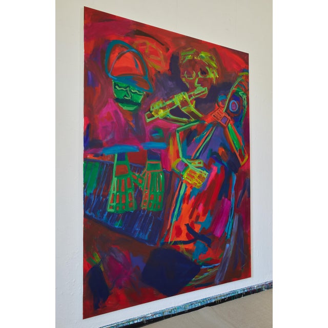 Henry Weekes (flute), Matt Shapiro (keys) and Aktino Troubounis (double bass) performing at Honey Lou. Based on digital...