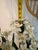 Vintage Mid-Century White Tole Narcissus Floral Arrangement Botanical Paperwhites Sculpture Circa 1950s For Sale In Raleigh - Image 6 of 11