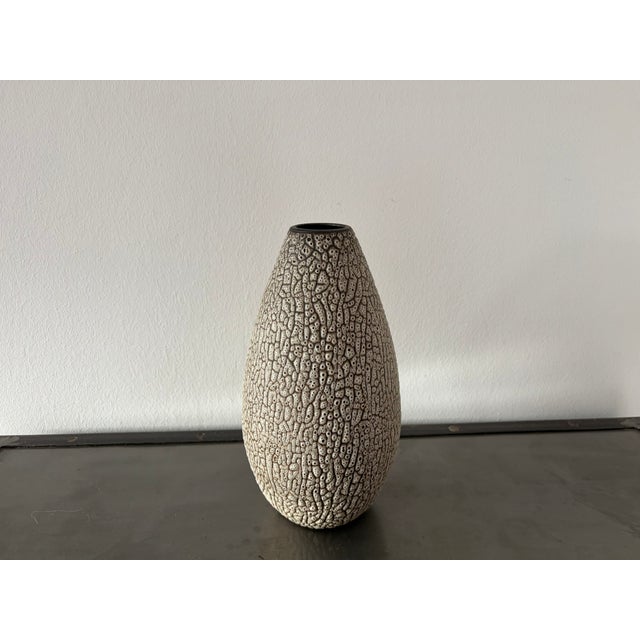 1960s Hand-Thrown Ceramic Vase with Shrink Glaze by Albert Kiessling, 1950s For Sale - Image 5 of 18