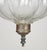 Metal Antique 8 In. Clear Crystal Onion Bell Jar Pendant Light For Sale - Image 7 of 13