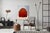 Midwinter by Justin Wheatley | Acrylic on Canvas Red Barn in Snow For Sale - Image 9 of 11