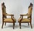 19th-Century Italian Renaissance Revival Carved & Gilt 3-Piece Parlor Suite – Settee & Armchairs For Sale - Image 12 of 18