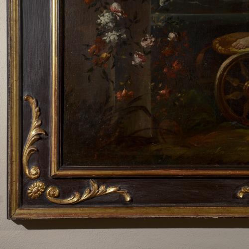 Brown Diobacus on Chariot, Oil, Framed For Sale - Image 8 of 9