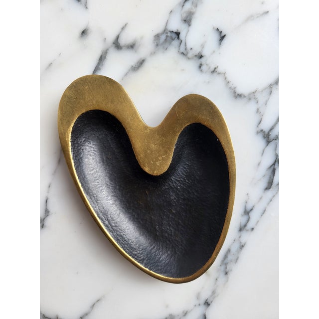 Mid-Century Modern Mid-Century Modern Brass Bowl by Walter Bosse for Hertha Baller, 1950s For Sale - Image 3 of 6