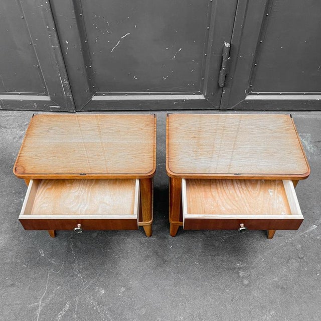 Vintage Bedside Tables, Set of 2 For Sale - Image 12 of 16