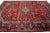 1950s Handmade Room Size Vintage Kashan Wool Rug in Red For Sale - Image 5 of 7