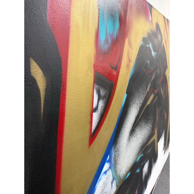 2010s Original Graffiti "#107 Vapor"Abstract Painting For Sale - Image 5 of 12