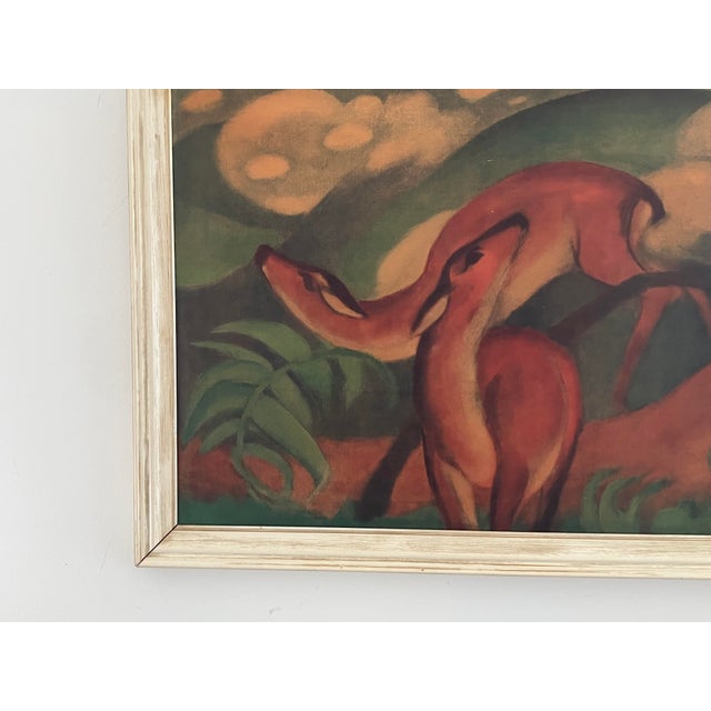 Large Vintage German Modernist Board-Backed Art Print – Frankfurt Am Main Gallery Label For Sale - Image 4 of 15