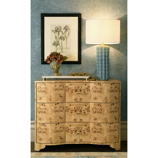 New special order item. Not vintage. Add a charming touch to your space with Cece Light Blue Glazed Scalloped Ceramic...