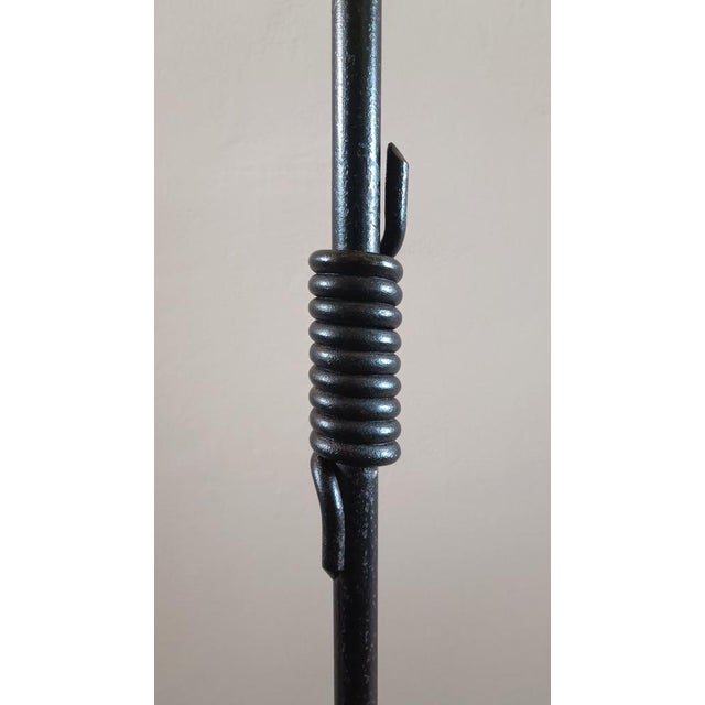 Wrought Iron Floor Lamp, 1940s For Sale - Image 9 of 17