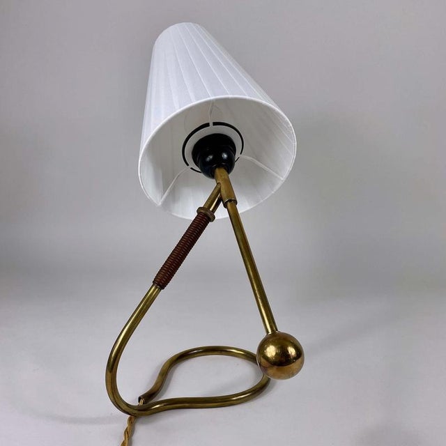 Brown 306 Adjustable Wall anf Table Lamp in Brass and Bakelite by Kaare Klint for Le Klint, Denmark, 1950s For Sale - Image 8 of 18