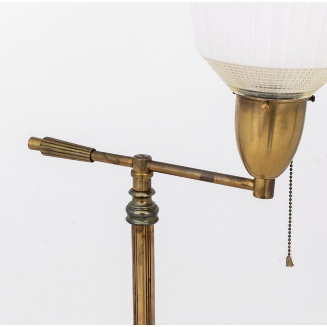 Late 20th Century Modern Brass Articulated Floor Lamp For Sale - Image 5 of 7