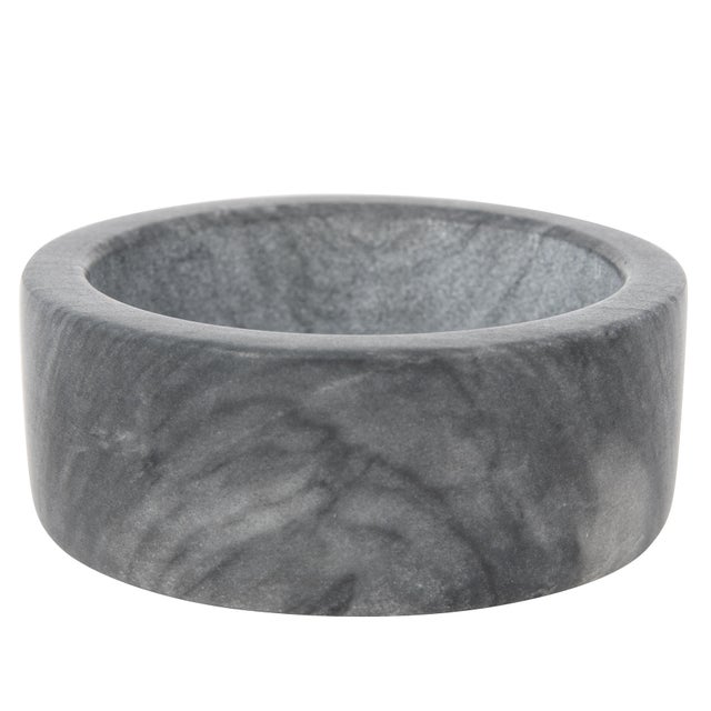 Contemporary Marble Wine Bottle Coaster, Black For Sale - Image 3 of 4
