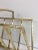 Faux-Bamboo Brass Magazine Rack in the Style of Jacques Adnet For Sale - Image 11 of 13