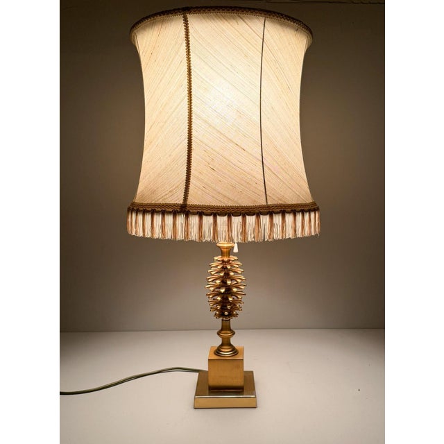 Hollywood Regency Pine Cone Table Lamps from Maison Charles, France, 1970s, Set of 2 For Sale - Image 13 of 18