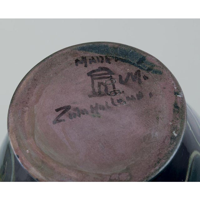 Art Nouveau Vase in Glazed Ceramic, South Holland, Zuid-Holland, Gouda, 1890s For Sale - Image 6 of 7