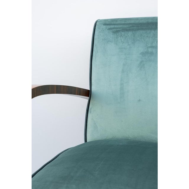 Green Vintage Art Deco Lounge Chair, 1930s For Sale - Image 8 of 13