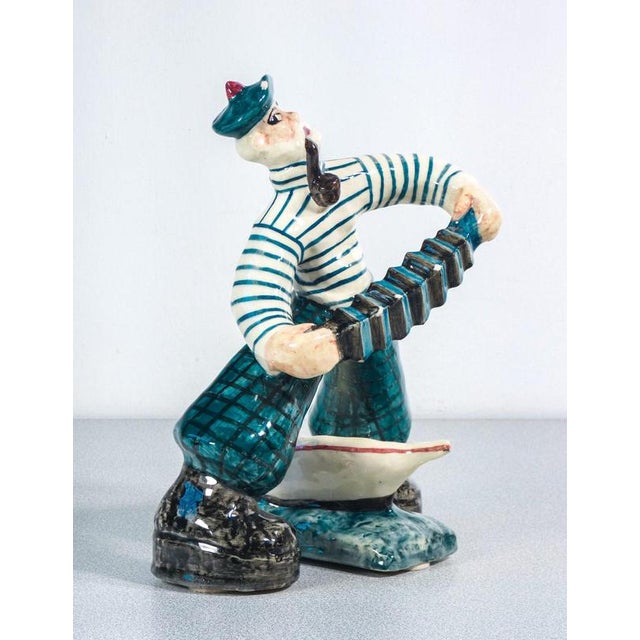 Ceramic Sailor Sculpture from C.A.S.A. Aretini, 1950s For Sale - Image 15 of 18
