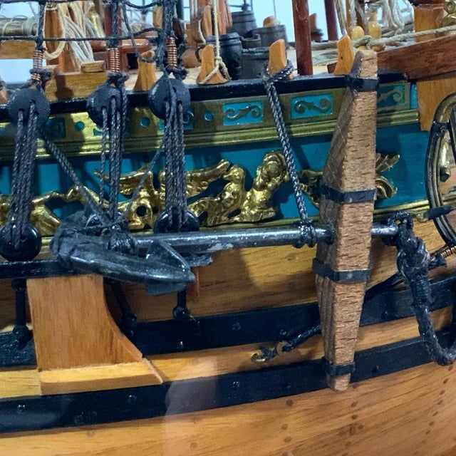 Ship Model Caroline, The Royal Yacht Of George II and George III For Sale - Image 12 of 12