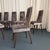 Wood 1950s Set of Eight Mid-Century Modern Highback Dining Chairs by Harvey Probber For Sale - Image 7 of 13