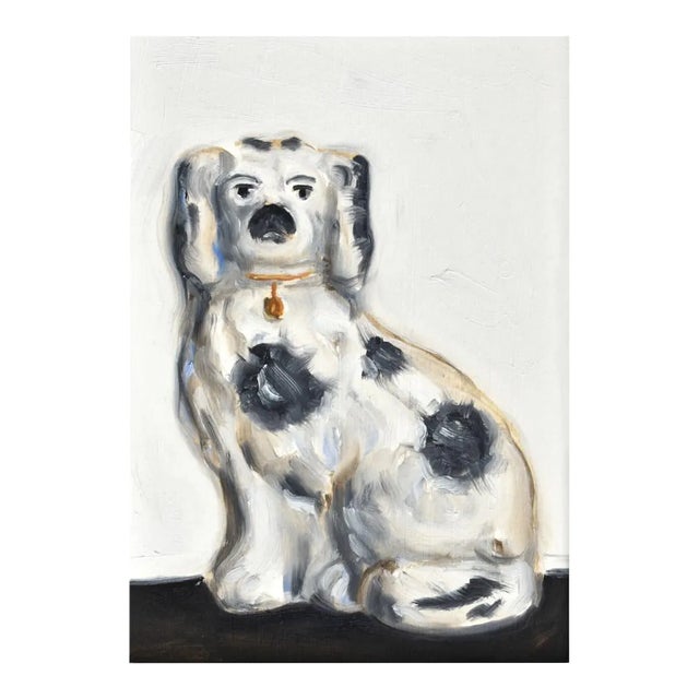 Milo the Staffordshire Spaniel Giclée Art Print (7"x10") by Susannah Carson For Sale