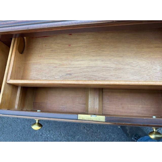 Late 20th Century Kittinger Mahogany Sideboard or Huntboard For Sale - Image 9 of 11