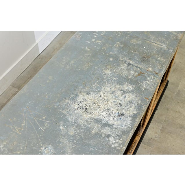 French Shop Counter or Bar with Zinc Top For Sale - Image 16 of 18