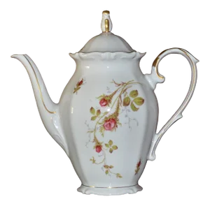 Shabby Chic W Eschenbach Bavaria Germany Briar Rose China Tea/Coffee Pot