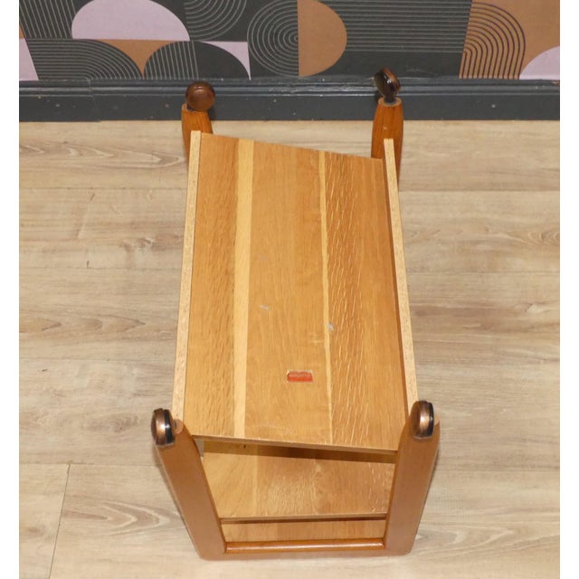 Small Scandinavian Bar Cart in Teak, 1960s For Sale - Image 13 of 15