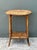 Wood Vintage Woven Rattan Oval Side Table For Sale - Image 7 of 12