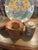 Antique Qing Dynasty Chinese Famille Rose Medallion Porcelain Teapot in its original fitted woven bamboo basket, often...