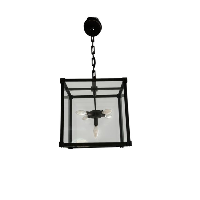 Remains Lighting Remains Lighting Marlowe 16 Hanging Lantern For Sale - Image 4 of 4