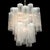 Mid-Century Modernist Murano Glass Tronchi Chandelier W/ Brass Fittings For Sale - Image 14 of 18