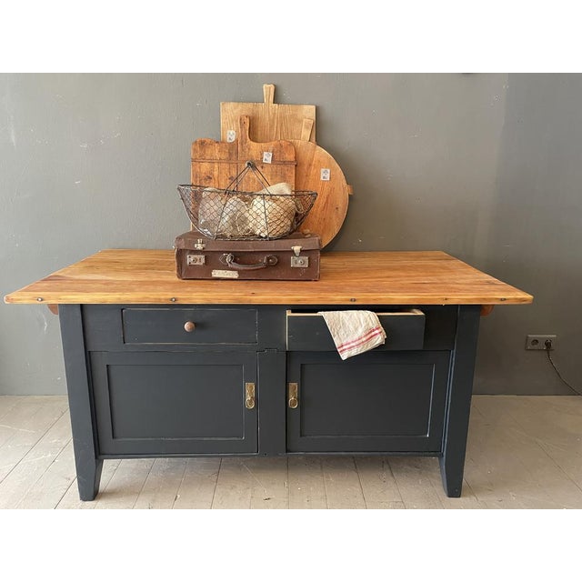 Large Brown and Grey Chest of Drawers For Sale - Image 15 of 16