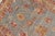 Turkish Angora Oushak Runner With Denim Blue Field and Rust Motifs For Sale - Image 13 of 13