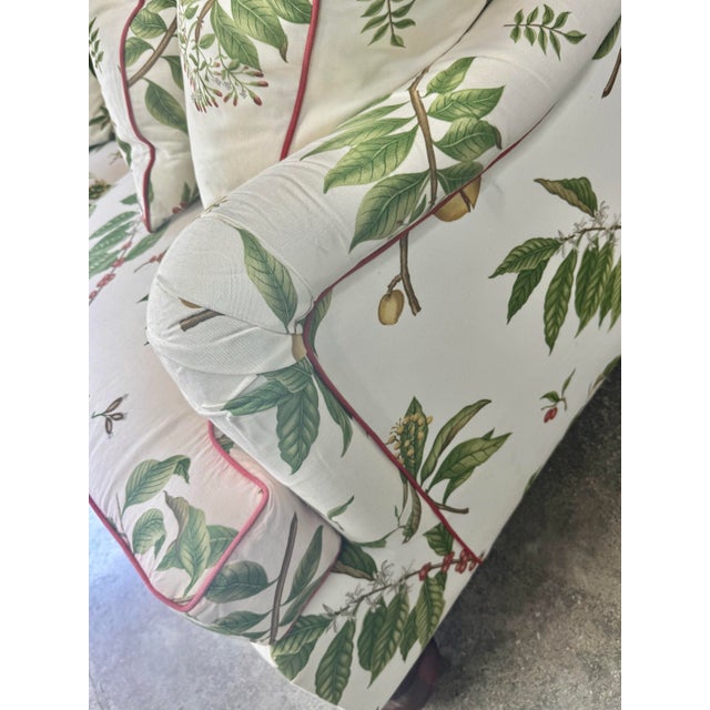 Late 20th Century Henredon Furniture Upholstered Sofa For Sale - Image 10 of 12