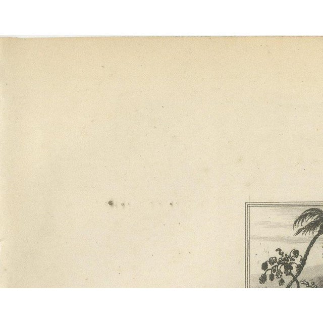 Paper Antique Map of Guadeloupe with Marie-Galante and the Saintes, 1860 For Sale - Image 7 of 12