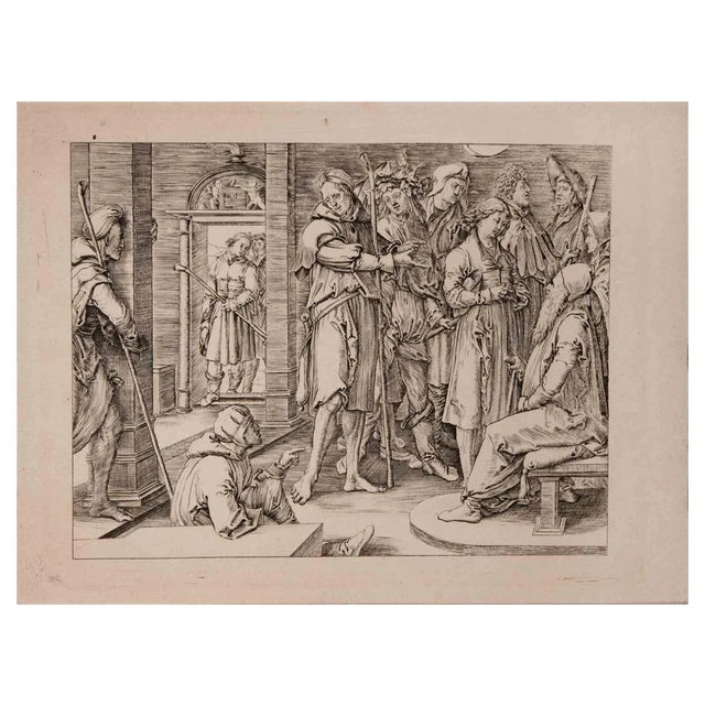 After Lucas Van Leyden, Joseph, Burin Print, 19th-Century For Sale